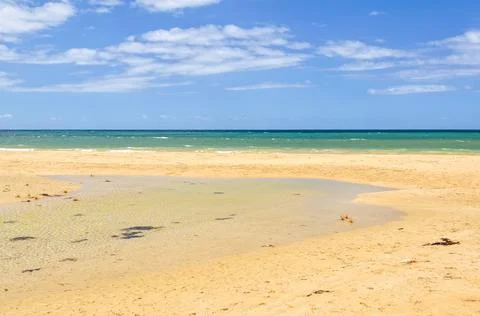 Tidal flow - Torquay Stock Photos