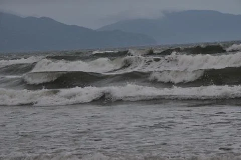 Tidal Rolling Waves Stock Photos