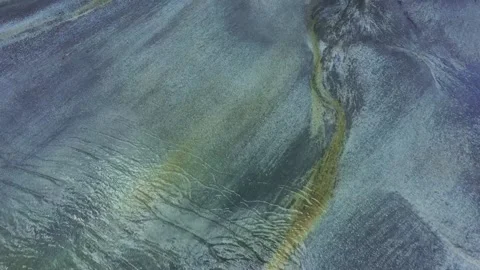 Tidal sands aerial Stock Footage 220642898