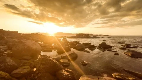 Tidal Timelapse in Scotland. 스톡 동영상 83452535