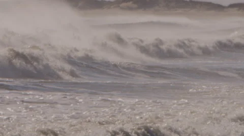 Tidal Waves Stock Footage 45801242