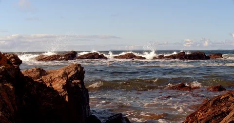 Tidal waves Stock Footage 117289747