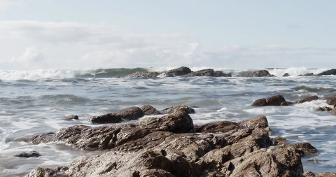 Tidal waves Stock Footage 117289893