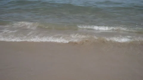 The Tide At The Beach Stock-Footage 55187151