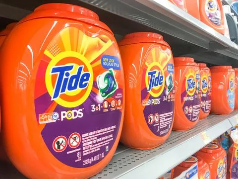 Tide detergent Foto stock