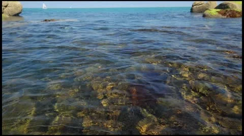 Tide dropping Timelapse Stock Footage 8954685
