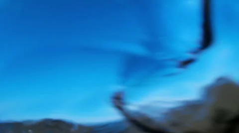 Tide of the North Sea eye level view.  Stock Footage 68521850