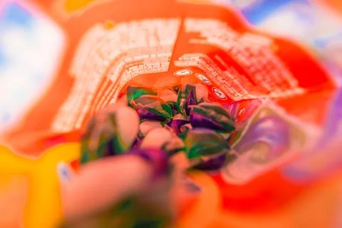 Tide pods with laundry detergent Stock Photos