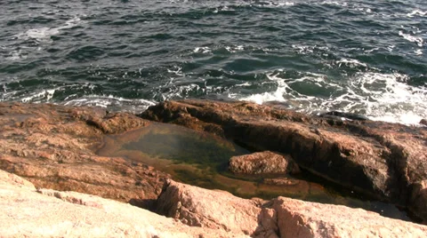 Tide Pool 01 Stock Footage 34084357