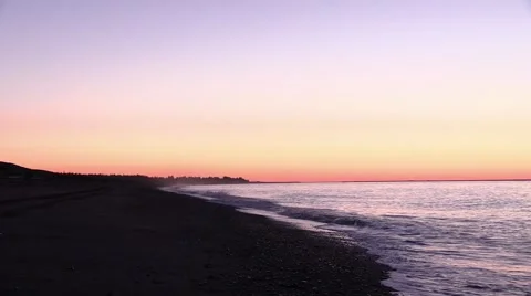 Tide at sunrise Video stock 55576307