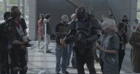 Tidewater Comic Con Cosplay Stock-Footage 168113073