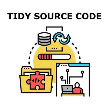 Tidy source code structure optimizing program data Illustration