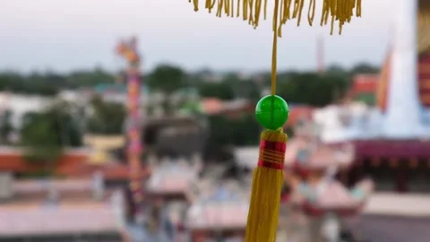 A tie from Chinese lantern Stock Footage 146506302