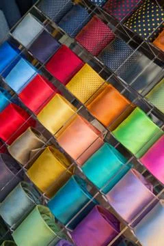 Tie collection Stock Photos