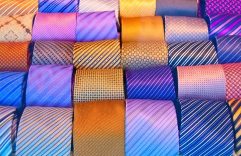 Tie collection Stock Photos