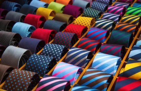 Tie collection 스톡 사진