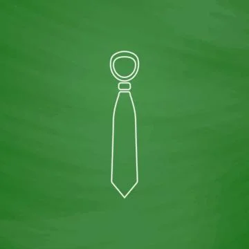 Tie computer symbol Illustrazione stock
