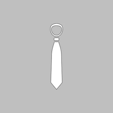 Tie computer symbol Stock Illustration