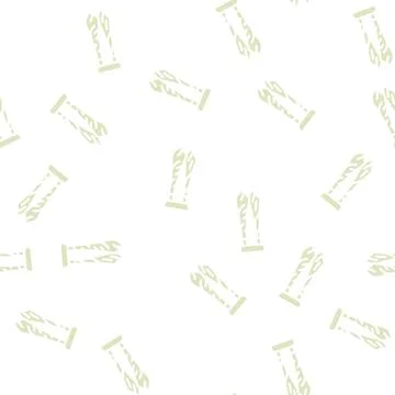 Tie dancer accessory glyph vector seamless pattern Stock Illustration