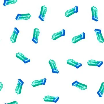 Tie dancer accessory isometric icon seamless pattern Stockillustratie