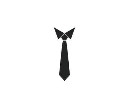 Tie, dress code icon. Vector illustration, flat Illustrazione stock