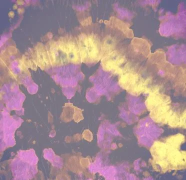 Tie Dye Circle. Rainbow Artistic Shirt. Rock Stock Illustration