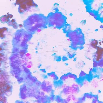 Tie Dye Circle. Rainbow Artistic Print. Rock Stock Illustration