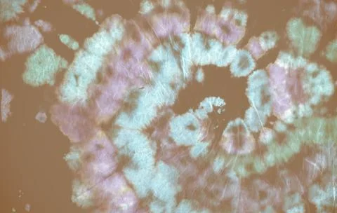 Tie Dye Pattern. Blue Batik Shirt. Grunge Stock Illustration