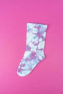 Tie dye socks Stock Photos