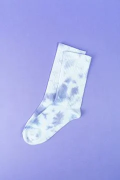 Tie dye socks Stock Photos