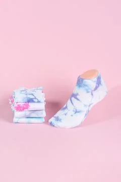 Tie dye socks Stock Photos