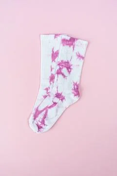 Tie dye socks Stock Photos