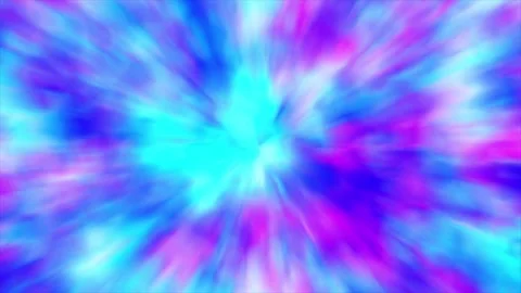 Tie dye style psychedelic 3D animation visual effect pattern with vibrant Stock Footage 342777351