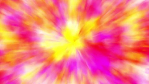 Tie dye style psychedelic 3D animation visual effect pattern with vibrant Stock Footage 342777384