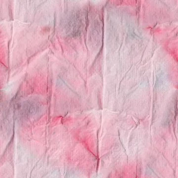 Tie Dye Texture Repeat. Ethnic Abstract. Flowers Bohemian Prints. Pink Mottle Stock Illustration