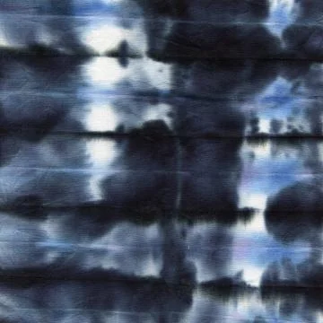 Tie dyed pattern on cotton fabric for background. Stock Illustration