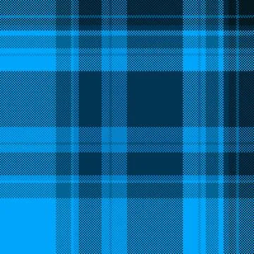 Tie fabric texture pattern, warmth background textile vector. Duvet check p.. Stock Illustration