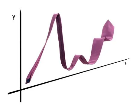 Tie graph Stock Photos