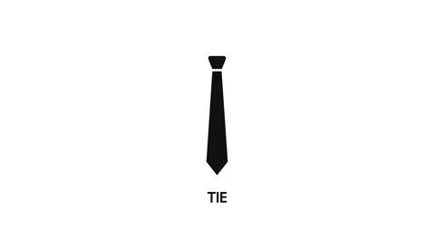 Tie Icon Illustrazione stock