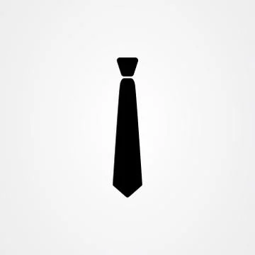 Tie icon logo vector design Stock Illustration