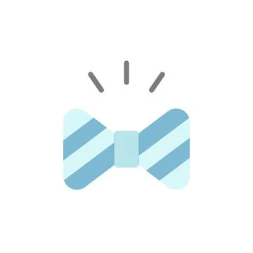 Tie icon. Simple color vector elements of cultural activities icons for ui and Illustrazione stock