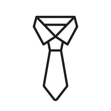 Tie icon vector design templates simple and modern Stock Illustration