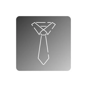 Tie icon vector Stock Illustration