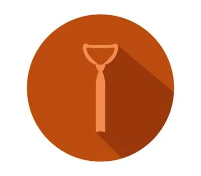 Tie icon on white background Stock Illustration