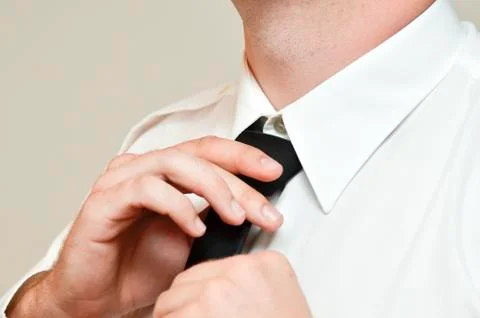 A tie knot Stock Photos