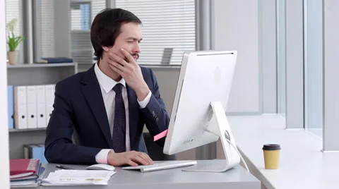 Tie Prevents Me From Thinking Stock Footage 60857812