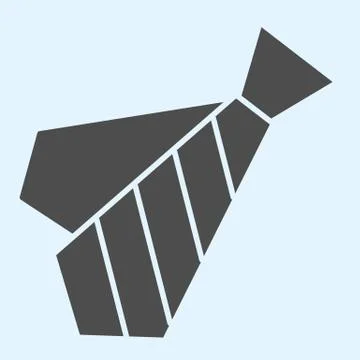 Tie solid icon. Black dress code necktie clothes. Wedding asset vector design 스톡 일러스트