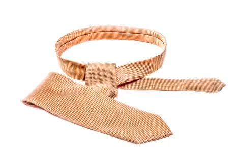 Tie on White Stock Photos