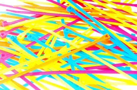 Tie wraps Stock Photos