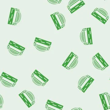 Tied arch bridge glyph seamless pattern Stock Illustration